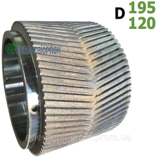 Обичайка прес вальця ялинка 195/120 мм ОГМ-1.5 Обичайка ролика прес гранулятора ОГМ-1.5 Обечайка пресу ОГМ
