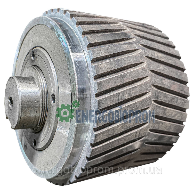 Широкий ролик гранулятора в зборі D208/120мм для ОГМ-1,5. Прес валець ялинка ОГМ