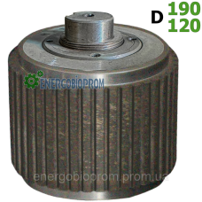 Широкий прес ролик прямий 190/120 мм на ОГМ 1,5 Прес валець гранулятора ОГМ-1.5 Широкий прес ролер ОГМ