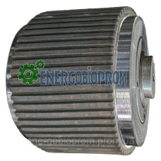 Широкий прес ролик прямий 208/120мм на ОГМ 1,5 Прес валець гранулятора ОГМ-1.5 Широкий прес роллегр ОГМ