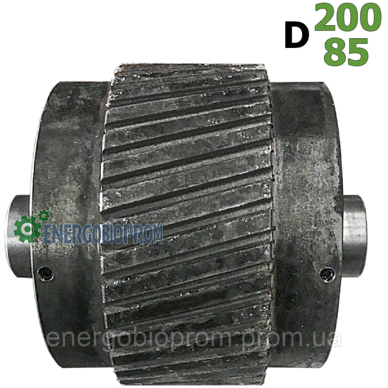 Зібраний косий прес-ролик 200/85мм для ОГМ-1.5 Вузький прес ролер ОГМ Пресуючий валець гранулятора