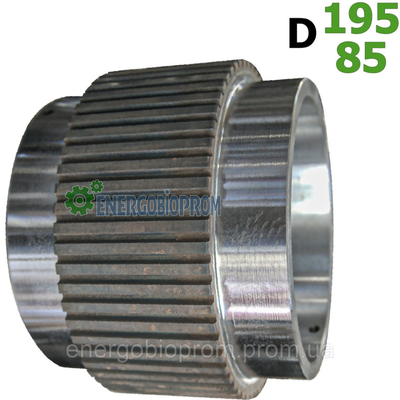 Вузька прямозуба обичайка D 195/85мм Обечайка ролика ОГМ-1.5 Обичайка для прес-ролера ОГМ