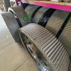 Тихохідна шестерня планшайби редуктора ОГМ-1,5 Велика шестерня Z118 Нижня шестерня планшайби ОГМ