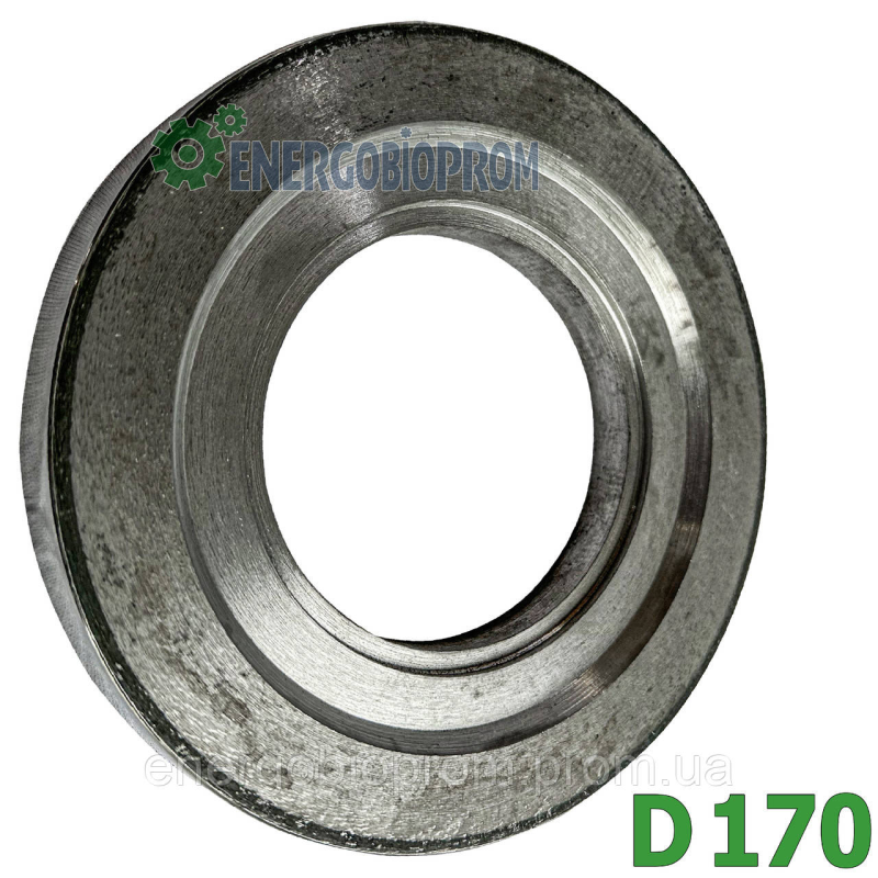 Шайба шліцьового вала прес-гранулятора D 170 мм для ОГМ-1,5 Шайба шліц вала ОГМ 1,5 Сталева шайба гранулятора