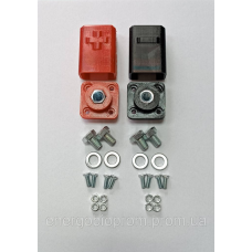 Клема корпусна прохідна з кришкою