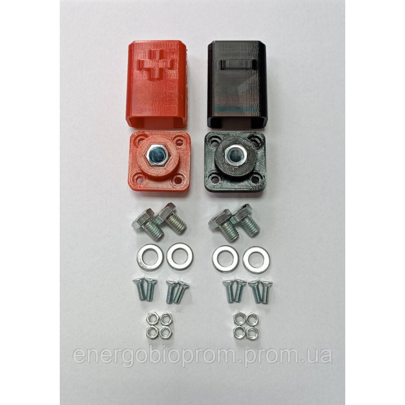 Клема корпусна прохідна з кришкою