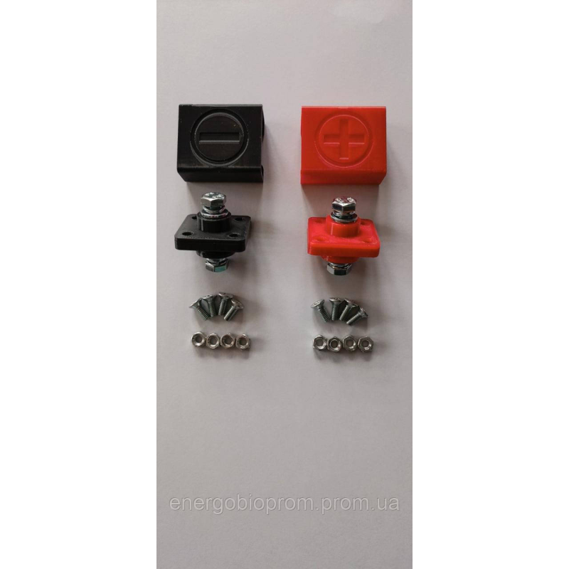 Клема корпусна прохідна з кришкою М6 Клема корпусна прохідна з кришкою М6