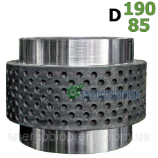 Вузька перфорована обичайка D190/85 ролика ОГМ-1,5 Обичайка прес ролера ОГМ Перфо обичайка преса ОГМ 1.5