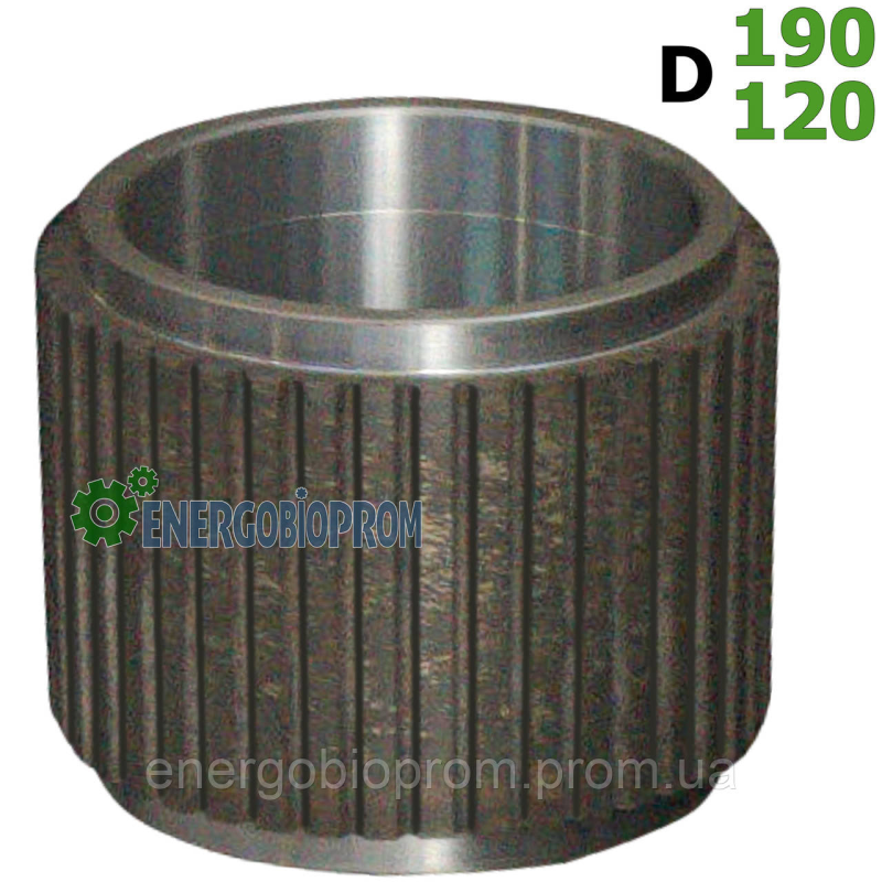Широка обичайка прямий зуб D190/120 ОГМ-1,5 Обичайка прес-вальца ОГМ Обичайка прес гранулятора ОГМ 1 5