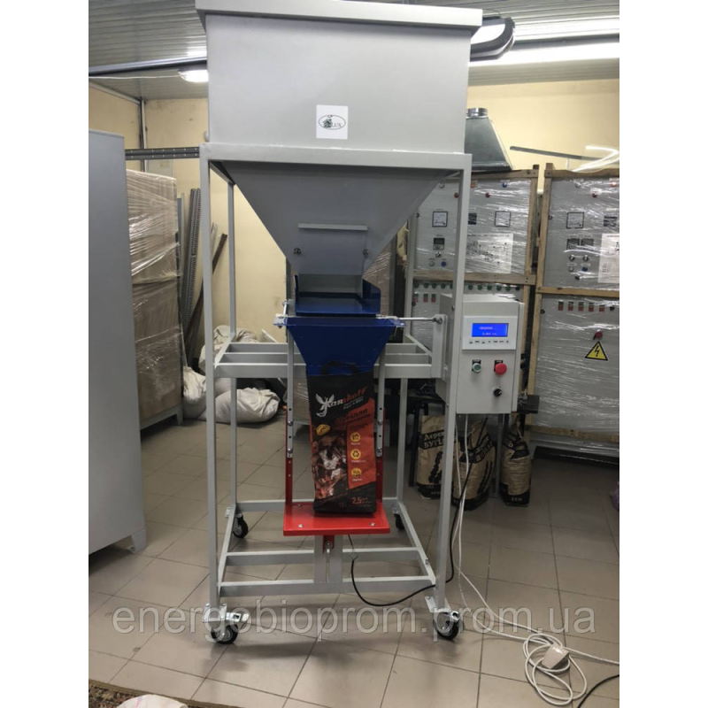 Дозатор, фасувальник для деревного вугілля 1-5 кг