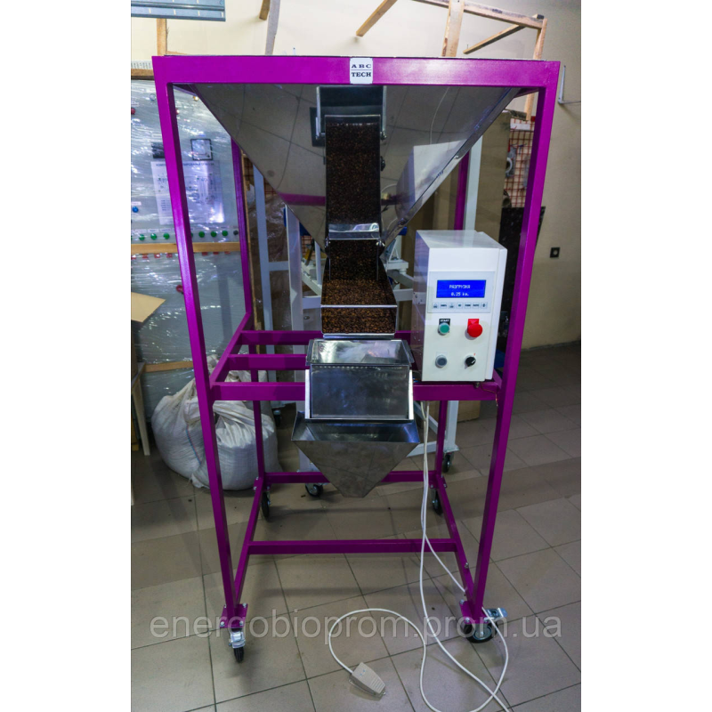 Фасувальний дозатор ваговий для продуктів напівавтоматичний ВДК-1
